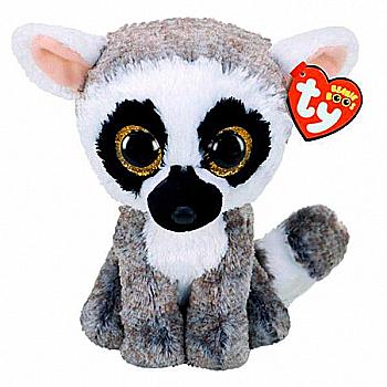 Игрушка мягкая TY Beanie Boo`s Лемур "Linus" 15 см, 36224 Игрушка мягкая TY Beanie Boo`s Лемур "Linus" 15 см, 36224