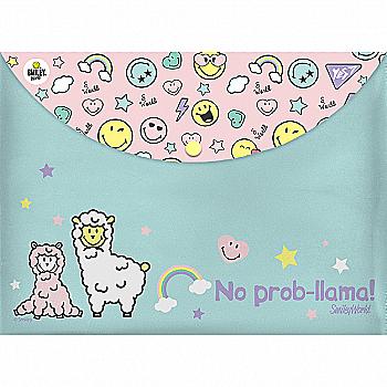 Папка-конверт на кнопці А4 "SmileyWorld Fashion", 491632 Yes Папка-конверт на кнопці А4 "SmileyWorld Fashion", 491632 Yes