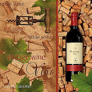 Декупажні серветки "Wine №1", МАКІ