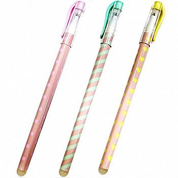 Ручка гелева 0,5 мм ,пастель пудра бірюза, синя, AG711 Ручка гелева 0,5 мм ,пастель пудра бірюза, синя, AG711