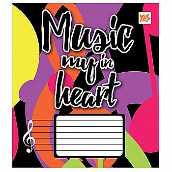 Зошит нотний А5 12 арк. Music Heart, 761286 (3074) Yes Зошит нотний А5 12 арк. Music Heart, 761286 (3074) Yes