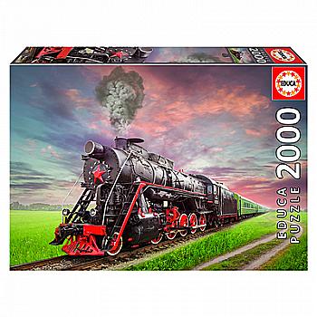 Пазл "2000" - Радянський потяг, Educa, 18503