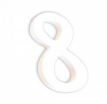 Заготівка з пап`є-маше Цифра "8" 1,5*8*12 см, AC348O ТМ "Clairefontaine"