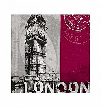 Декупажные салфетки "London", 33*33 см, ti-flair Декупажные салфетки "London", 33*33 см, ti-flair