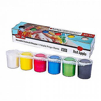 Краска акриловая металлик 25 мл 6 цветов, RA6M Краска акриловая металлик 25 мл 6 цветов, RA6M