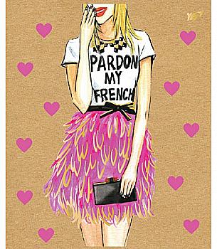 Тетрадь А4 96 кл. YES од. сп. "Pretty Women", 681591