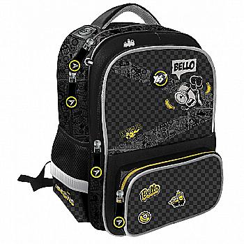 Рюкзак школьный YES S-70  "Minions", черный, 557990