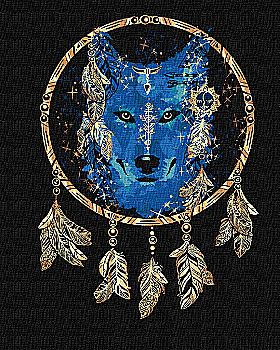 Набір для розпису по номерах 40*50 см "Ловець снів", KHO4336