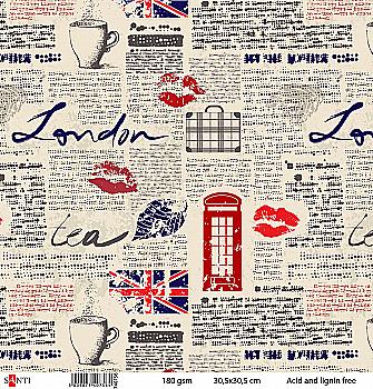 Бумага для скрапбукинга №10, 30.5*30.5 см, 740756