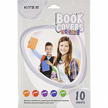 Плівка самоклеюча для книг 38*27 см, 10 арк., асорті кольорів, K20-309 Плівка самоклеюча для книг 38*27 см, 10 арк., асорті кольорів, K20-309