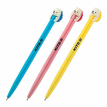 Ручка кулькова автомат. Pets Hedgehog, синя, K19-030-03 Ручка кулькова автомат. Pets Hedgehog, синя, K19-030-03