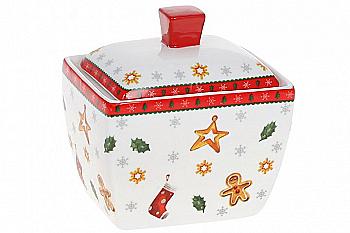 Цукорниця порцелянова "Святковий флер" 300 мл, 498-239 Цукорниця порцелянова "Святковий флер" 300 мл, 498-239