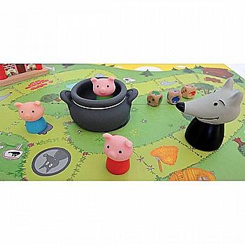 Игра настольная детская DJECO Три поросенка, DJ08427