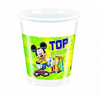 Склянка пласт Міккі Гол, 200 мл 8 од, 3502-0019