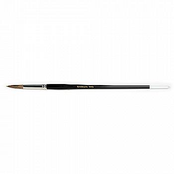 Пензель Волос бичачий вушний круглий №10 довга ручка, Renesans Пензель Волос бичачий вушний круглий №10 довга ручка, Renesans