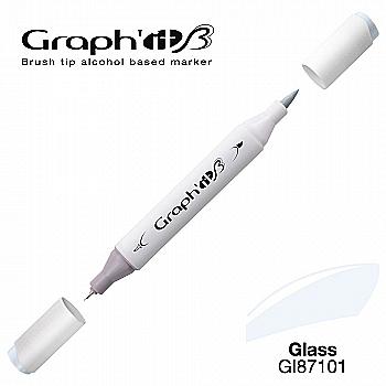 Маркер двухсторонний Brushmarker, Стекло (7101), GI87101 Graph`it Маркер двухсторонний Brushmarker, Стекло (7101), GI87101 Graph`it
