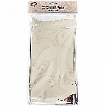 Скатертина фольга срібна, 1,37*1,82 м, 1502-4695