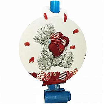 Язик-гудок з карт Me to You красный 8 ед, 1501-2861