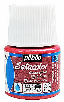 Фарба для тканини з ефектом замши Setacolor Opaque 45 мл, рожева пудра 295305 Pebeo Фарба для тканини з ефектом замши Setacolor Opaque 45 мл, рожева пудра 295305 Pebeo