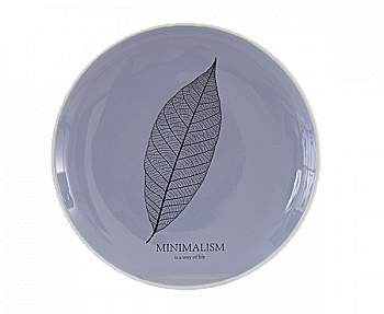 Тарілка десертна фіолетова Minimalism, 17,5 см, HTK-007 Limited Edition Тарілка десертна фіолетова Minimalism, 17,5 см, HTK-007 Limited Edition