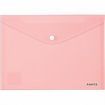 Папка на кнопке А5, Pastelini, розовая 1522-10-A Axent Папка на кнопке А5, Pastelini, розовая 1522-10-A Axent