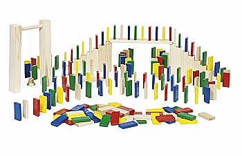 Настільна гра Goki Доміно Дерев`яне ралі, HS440 Настільна гра Goki Доміно Дерев`яне ралі, HS440