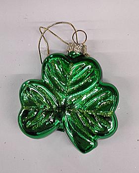 Ялинкова прикраса Листочок зелений 2,3*6,4*7,8 см, YQU0502-1 Ялинкова прикраса Листочок зелений 2,3*6,4*7,8 см, YQU0502-1