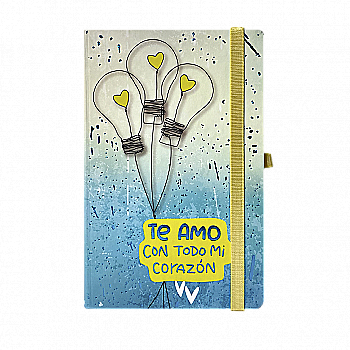 Книжка записна Idea на гумці, 136х207мм, 96 арк., кліт., офсет, блакитна, BM.255104-14 Книжка записна Idea на гумці, 136х207мм, 96 арк., кліт., офсет, блакитна, BM.255104-14