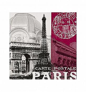 Декупажні серветки "Paris", 33*33 см, ti-flair Декупажні серветки "Paris", 33*33 см, ti-flair
