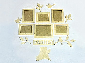 Заготовка Коллаж "Дерево Family", 0870
