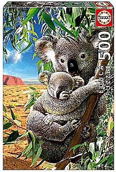 Пазл "500" - Коала та дитинча, Educa, 18999 Пазл "500" - Коала та дитинча, Educa, 18999