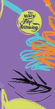 Блокнот 100*200 мм, 64 арк. "Paint brush" YES, 151525