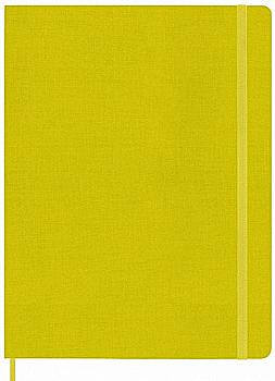 Записник Солом’яно-жовтий великий лінійка, Moleskine Silk, QP090M6SILK Записник Солом’яно-жовтий великий лінійка, Moleskine Silk, QP090M6SILK