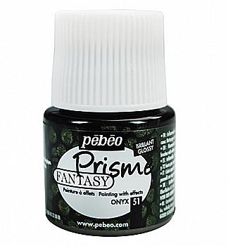 Фарба лакова для всіх поверхонь 45 мл "Fantasy Prisme" онікс, 166051 Pebeo Фарба лакова для всіх поверхонь 45 мл "Fantasy Prisme" онікс, 166051 Pebeo
