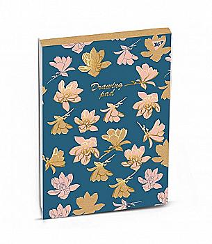 Альбом для малювання А4 40 арк./100 "Pastel Flowers" склейка Yes, 130463 (0186) Альбом для малювання А4 40 арк./100 "Pastel Flowers" склейка Yes, 130463 (0186)