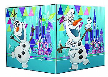 Мел цветной, круглый, 100 шт, "Frozen", 400270