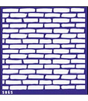 Трафарет декоративный клеевой 14,5*14,5 см №5065 Кирпичная кладка, Art Трафарет декоративный клеевой 14,5*14,5 см №5065 Кирпичная кладка, Art
