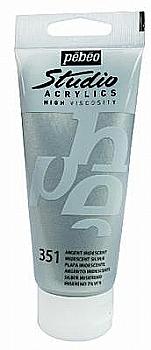 Краска акриловая "Studio" 100 мл Серебро, 837351 Краска акриловая "Studio" 100 мл Серебро, 837351