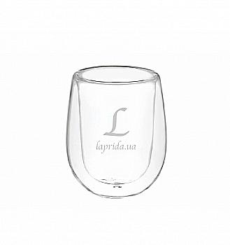 Стакан скляний з подвійним дном, 200 мл, 671-040