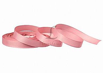 Лента репсовая розовая1,2 cм (18м) GX-191, персиковая