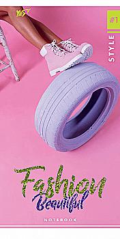 Блокнот 100*200 мм, 64 арк. "Fashion beautiful" YES, 151484