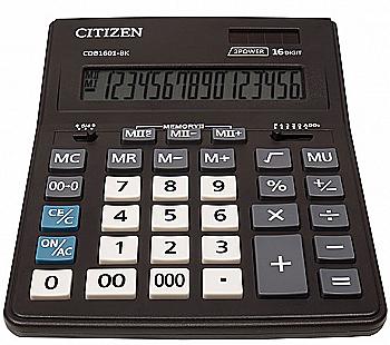 Калькулятор Citizen CDB-1601 BK, бухгалтерський, 16 р. Калькулятор Citizen CDB-1601 BK, бухгалтерський, 16 р.