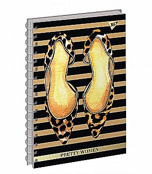 Зошит B5 120 кл. YES од.сп. "Pretty women", 681572