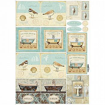 Декупажна карта 29,5*42 Spa-курорт