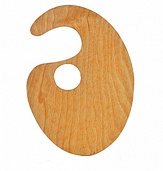 Палитра №5, 280*200 мм, береза Палитра №5, 280*200 мм, береза