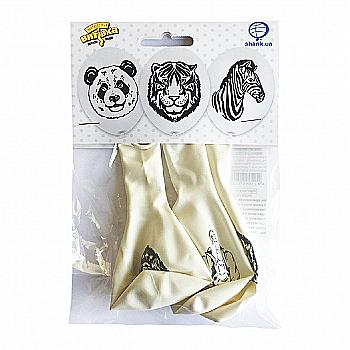 Набір кульок латексних Дикі тварини, 3од. , 1111-5473