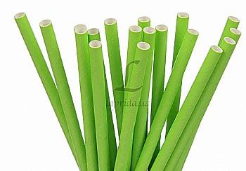 Трубочка д/коктейлей салатовая, 25 шт, 5-63284