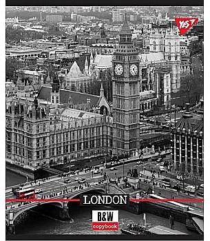 Тетрадь 24 лин. YES "B&W city", 764319 Тетрадь 24 лин. YES "B&W city", 764319