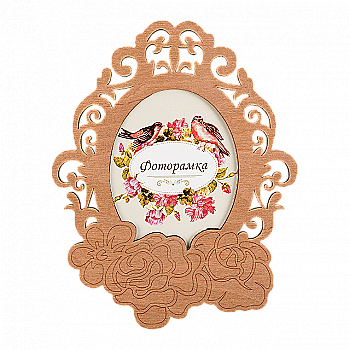 Заготовка фоторамки для декорирования, FLPF-013