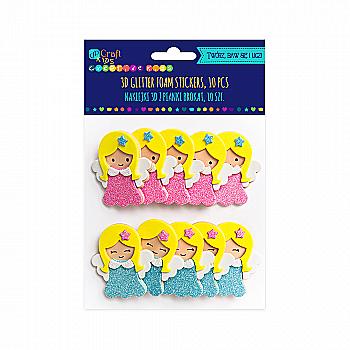 Наклейки вспененные 3D - Ангелочки (10 шт.), KSPI-124 DpCraft Наклейки вспененные 3D - Ангелочки (10 шт.), KSPI-124 DpCraft